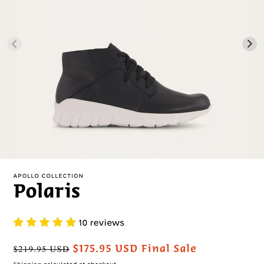 Naot Polaris Black Ankle Boots